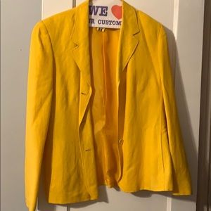 Yellow blazer